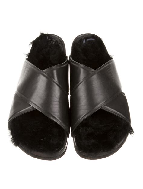 sandale celine|celine fur sandals buy online.